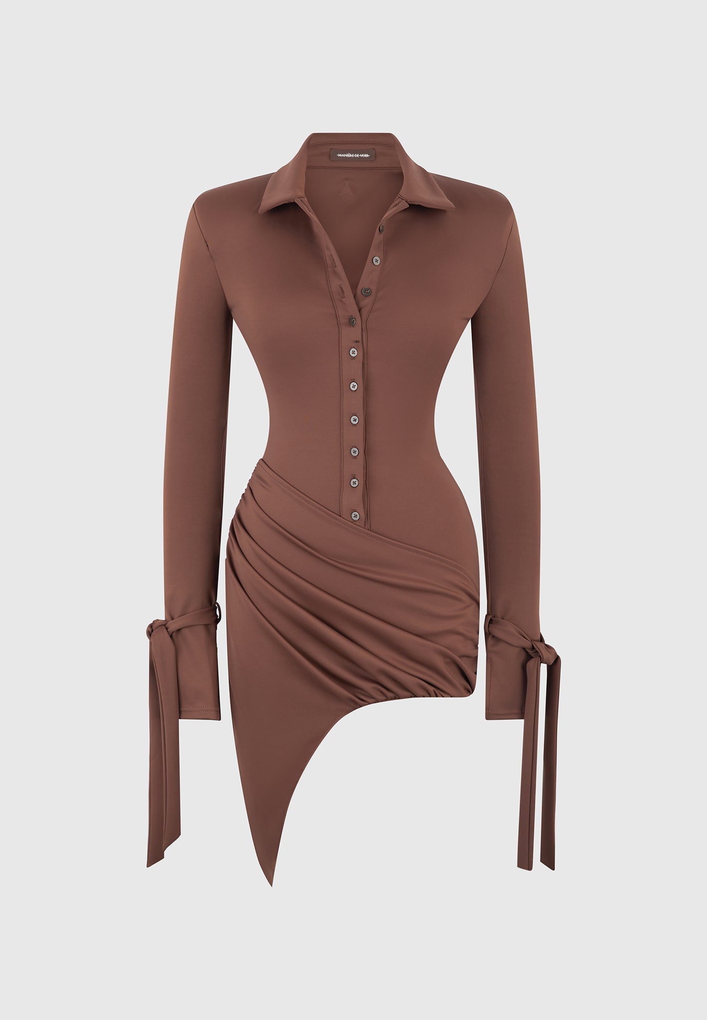 SERAPHINA | Elegantes Mini Kleid mit Drapierung