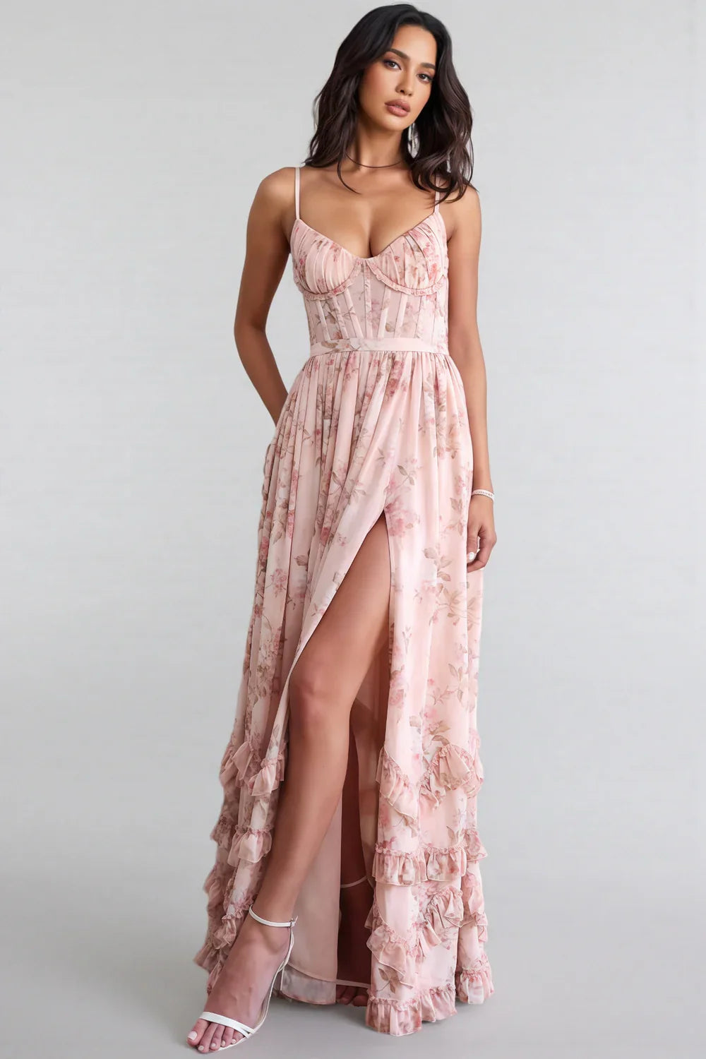 VALERIA | Elegantes Maxi Kleid mit fließender Silhouette