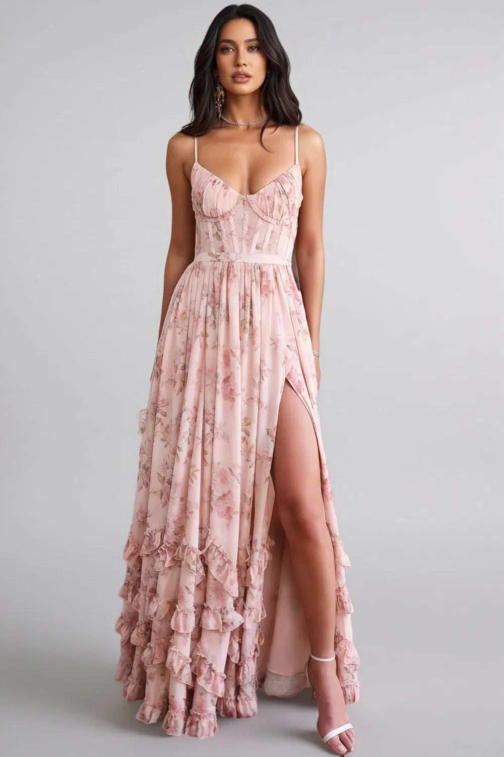 VALERIA | Elegantes Maxi Kleid mit fließender Silhouette