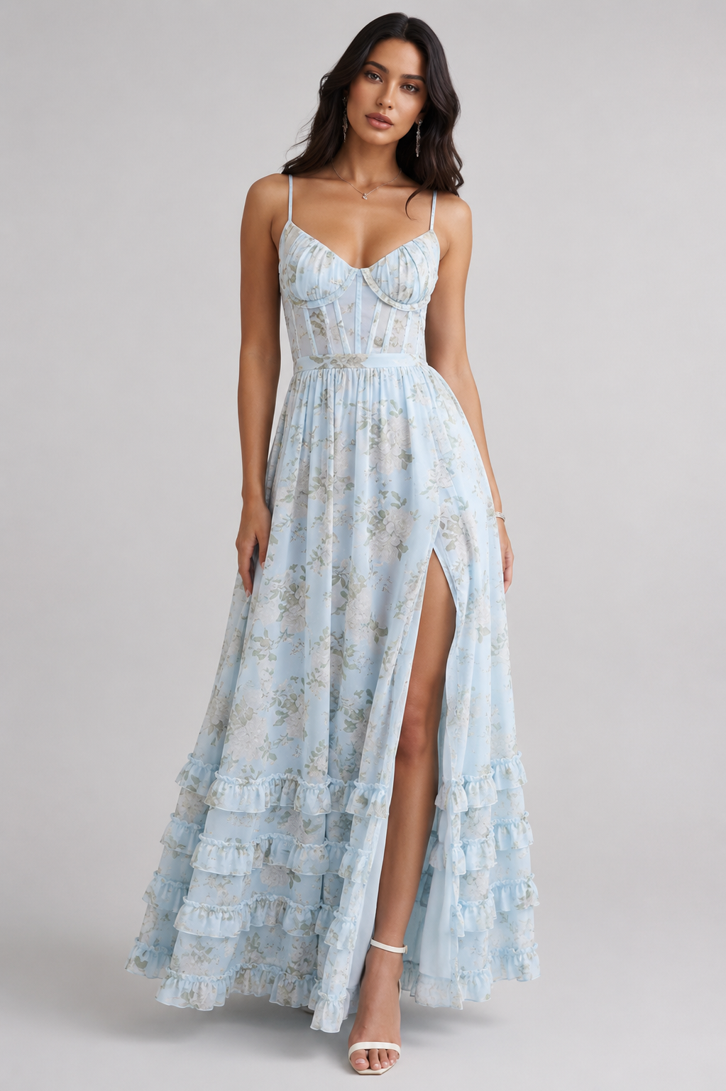VALERIA | Elegantes Maxi Kleid mit fließender Silhouette