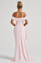 AURÉLIE | Elegantes Maxi Abendkleid – Blush
