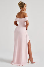 AURÉLIE | Elegantes Maxi Abendkleid – Blush