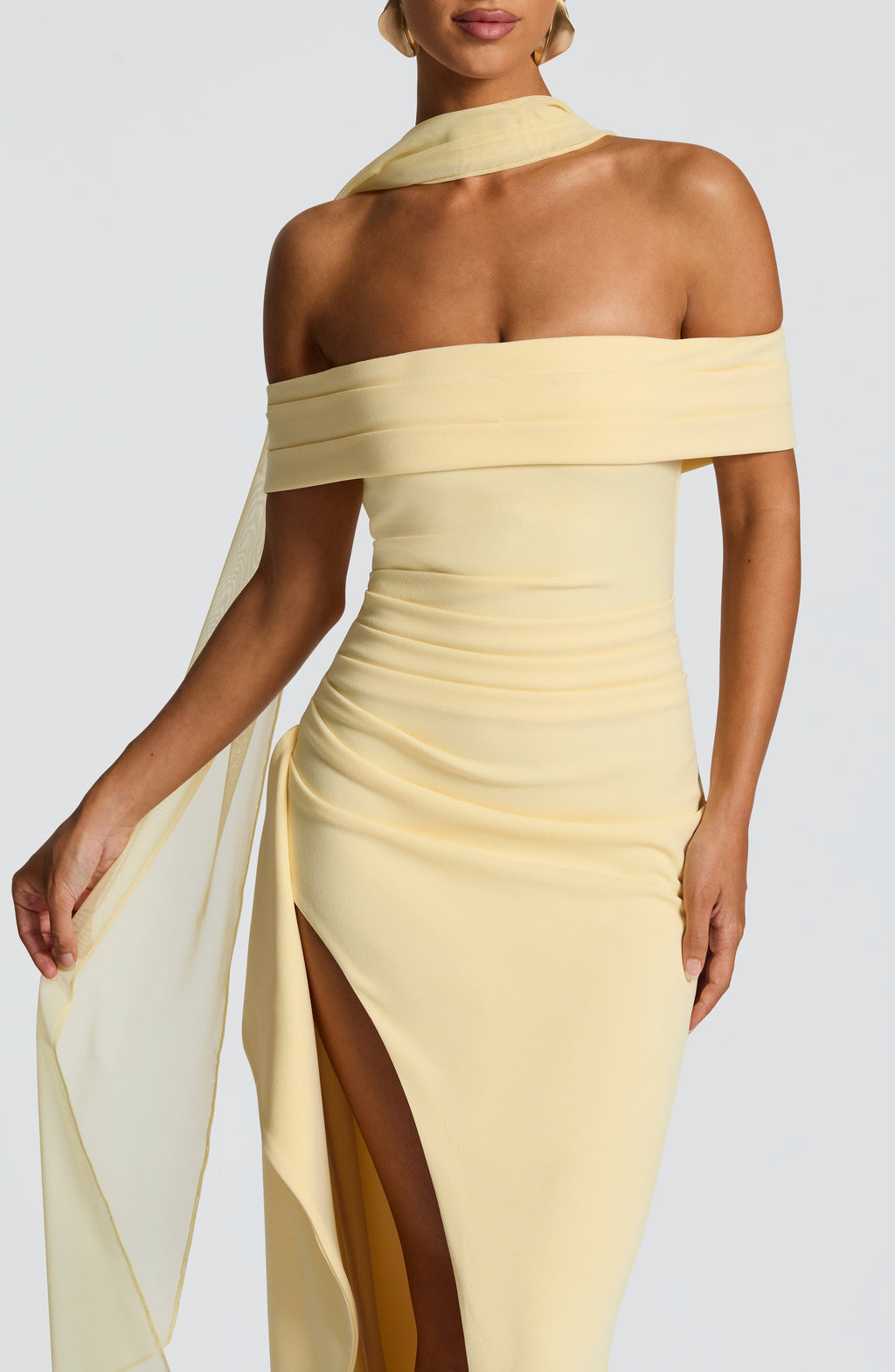 AURÉLIE | Elegantes Maxi Abendkleid – Lemon