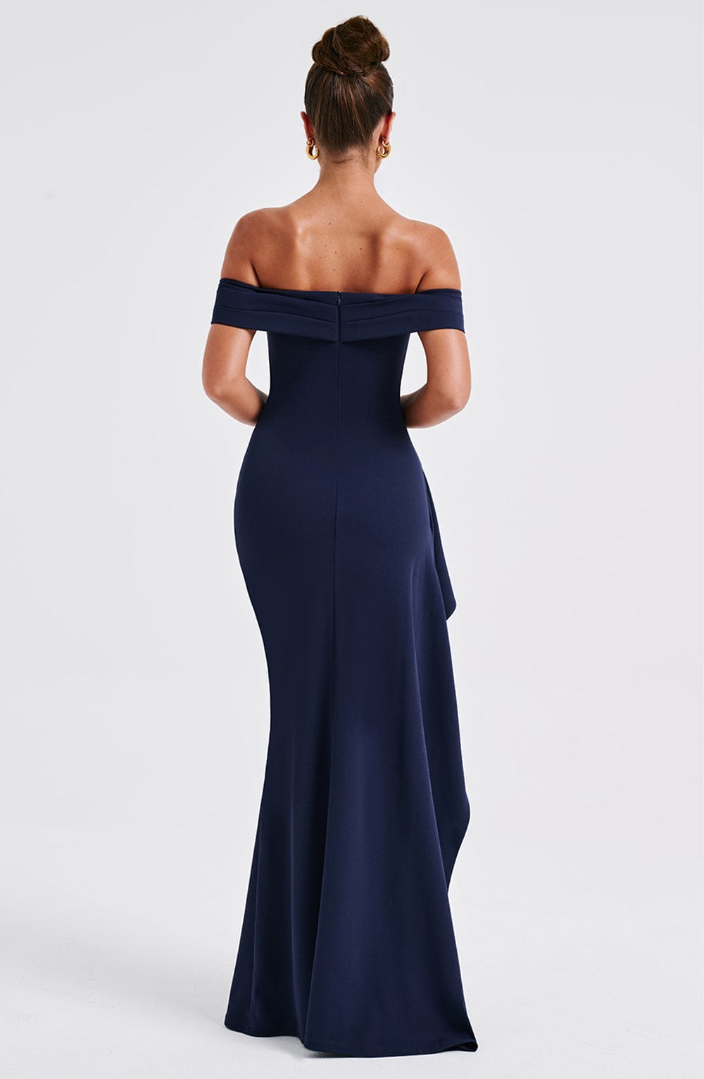 AURÉLIE | Elegantes Maxi Abendkleid – Marineblau