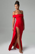 AURÉLIE | Elegantes Maxi Abendkleid – Schwarz