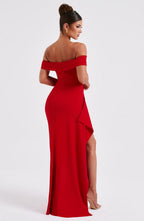 AURÉLIE | Elegantes Maxi Abendkleid – Schwarz