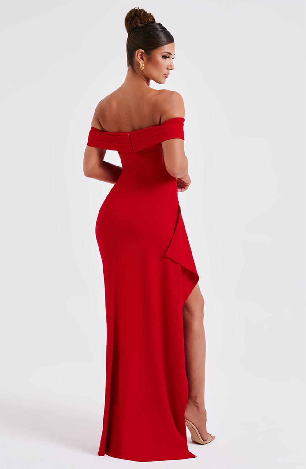 AURÉLIE | Elegantes Maxi Abendkleid – Schwarz