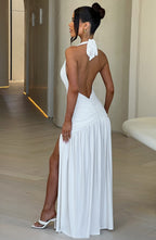 AMÉLIA | Elegantes Maxi Kleid – Weiß